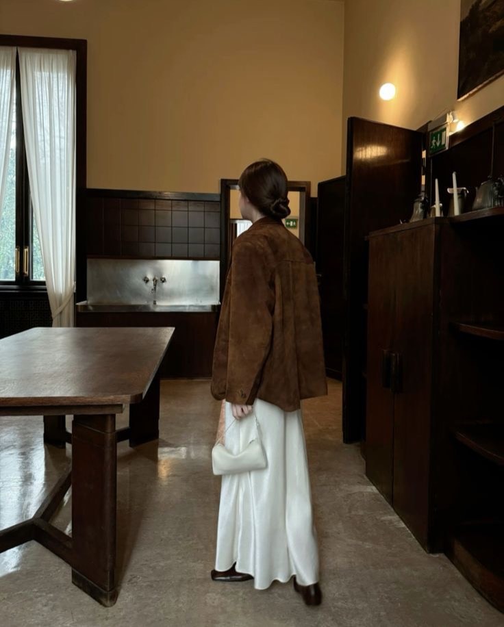 So many ways to wear this suede beauty by Carina Nicklas